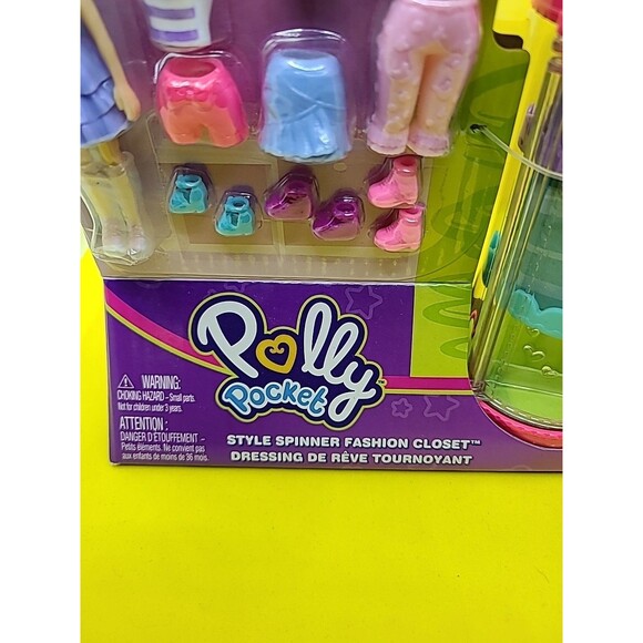 polly pocket Style Spinner Fashion Closet dress up - Picture 5 of 10
